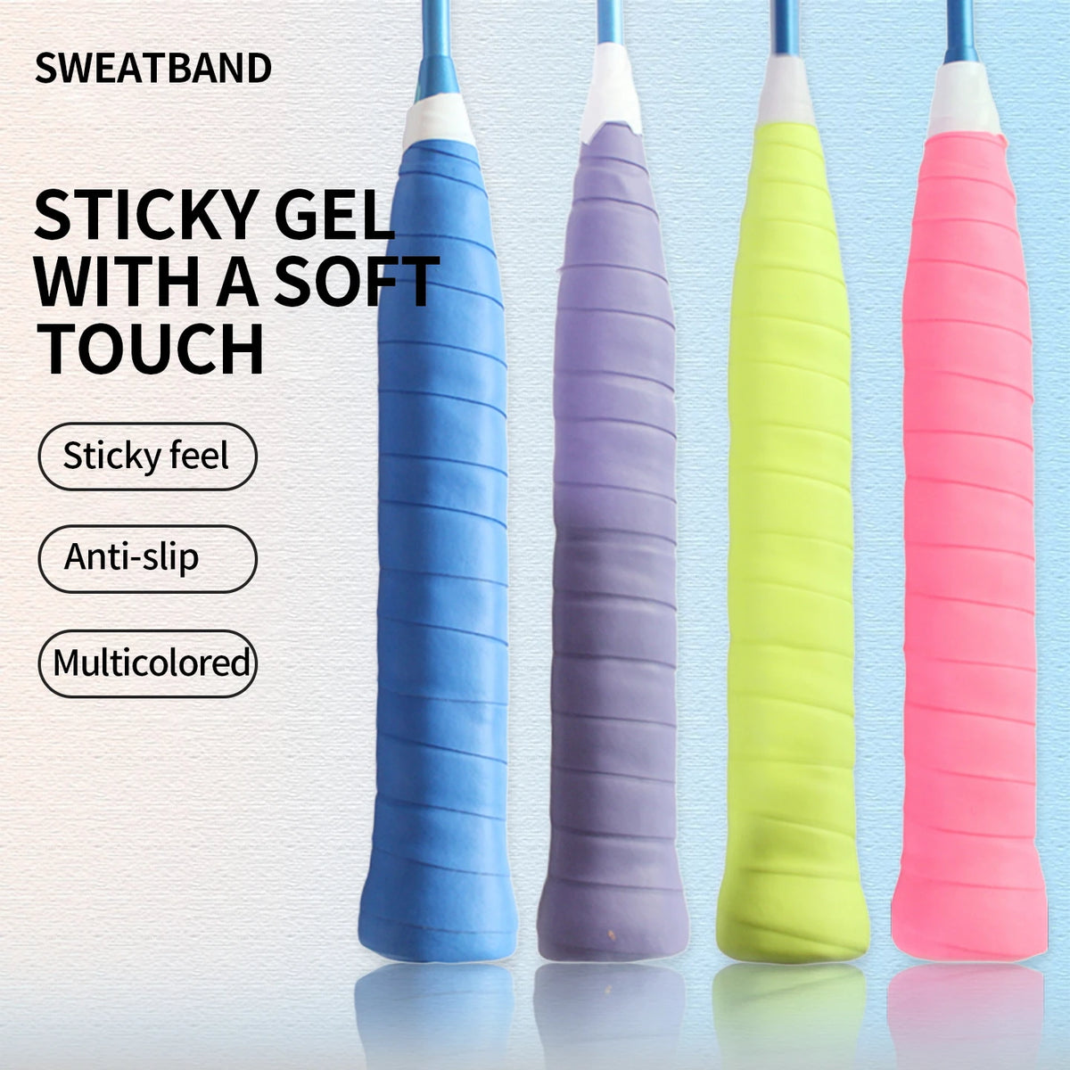 30PCS/LOT  Racket Grip, Sticky Badminton Tennis Racket Hand Rubber Sleeve, Tennis Grip Non Slip,Badminton Grip