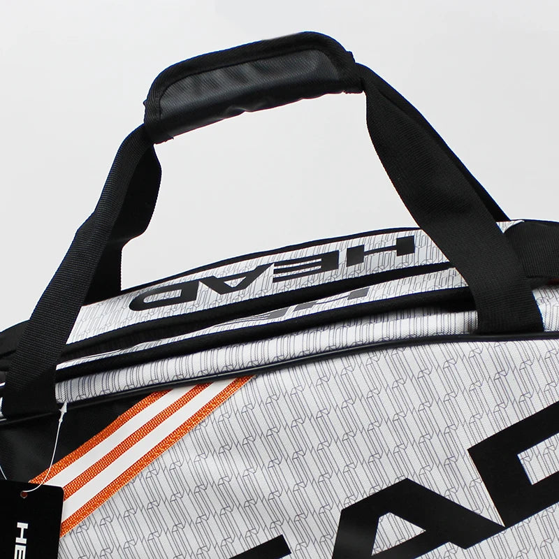 Tennis Rackets Backpack Large Capacity for 3-6 Pieces Racquets Badminton Squash Gym Bag with Separated Shoes Compartment